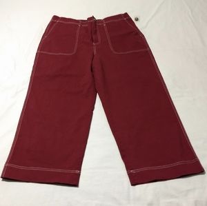 Modcloth Wide Leg Cropped Pants
